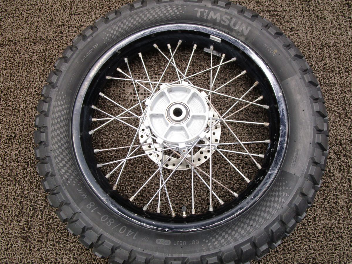 KTM 640LC4 アドベンチャー リアホイール ディスク A7299 VBKGSN KTM 584 ADV ADVENTURE キャブ車 動画有