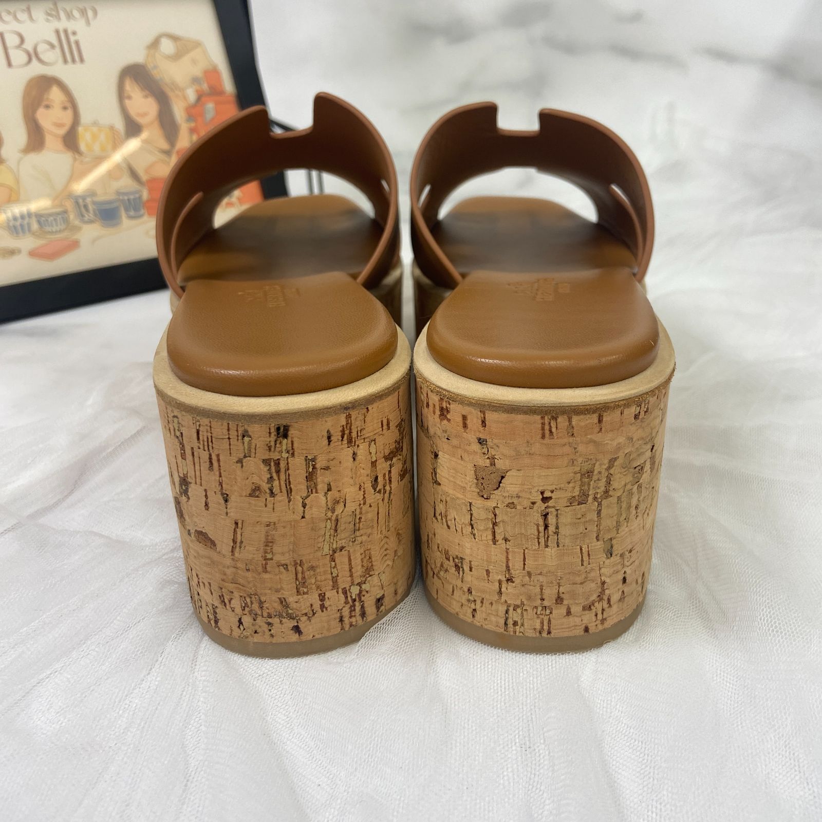 鑑定済み 】エルメス 《 エズ 》 36 23cm程度 ゴールド ブラウン