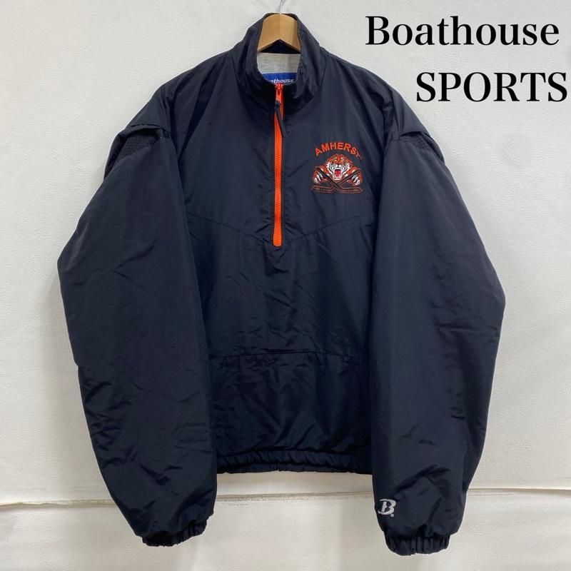 USA製 ビッグサイズ BOATHOUSE ナイロンジャケット カレッジロゴ - メルカリ