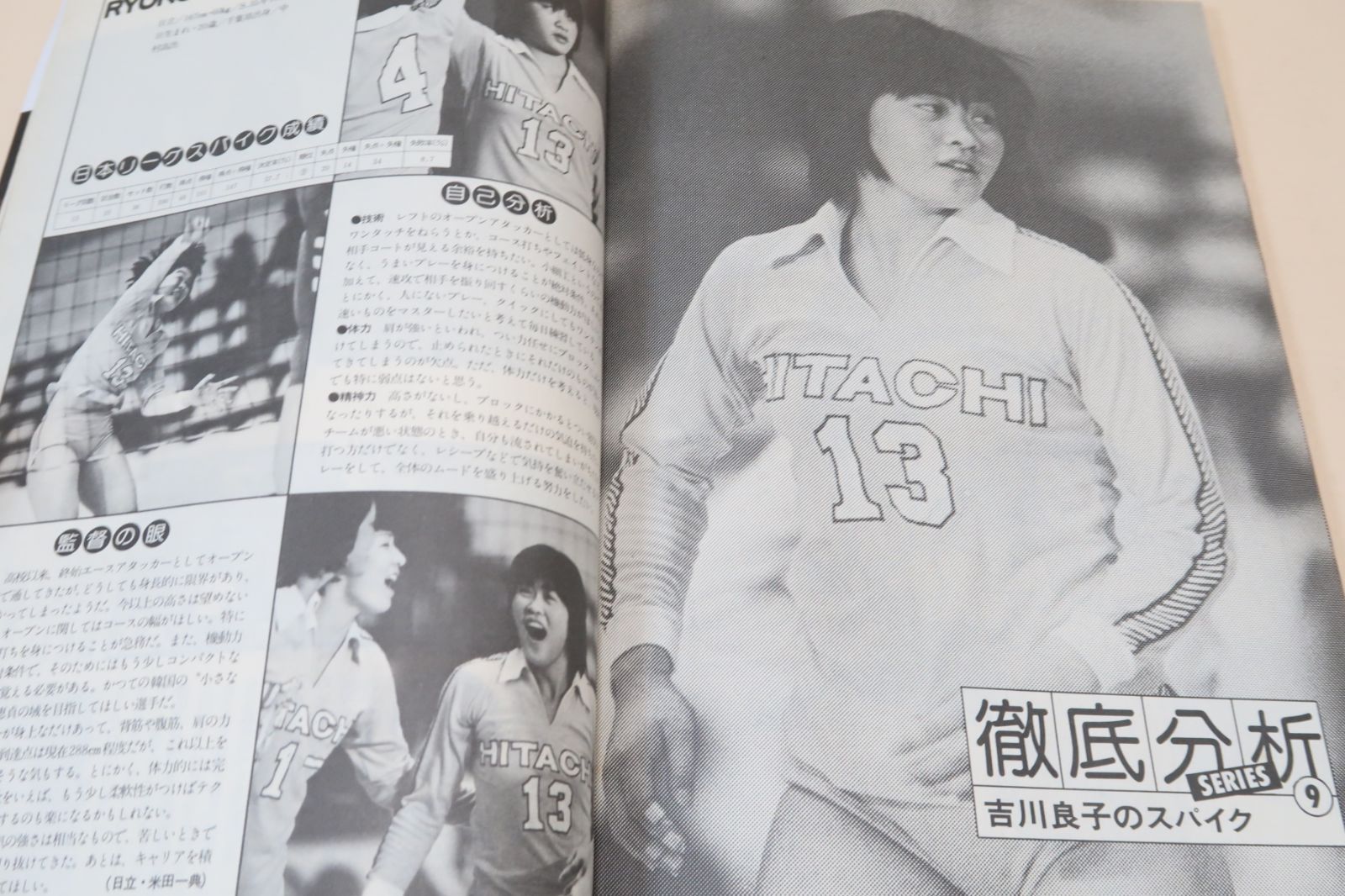 月刊バレーボール・1980年12月号/中田久美15歳・大谷佐知代15歳・須藤