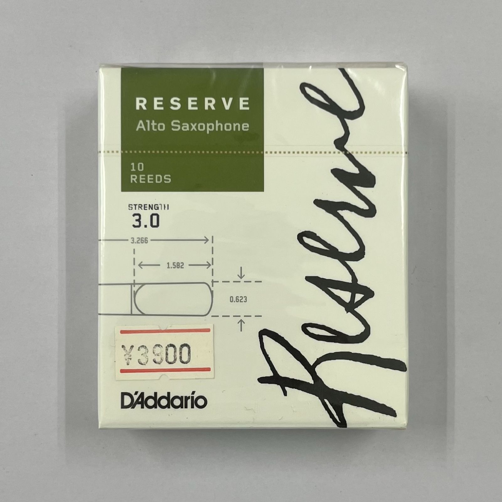 D'Addario ダダリオ リード レゼルヴ アルトサックス3.0（10枚
