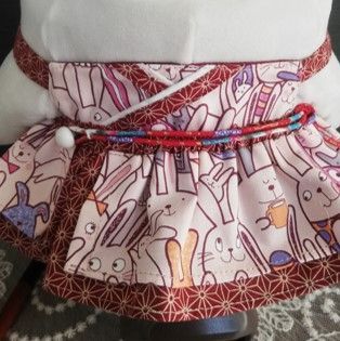 LOVOT ラボット服 福袋付き 着物風 お正月 ワンピース ハンドメイド