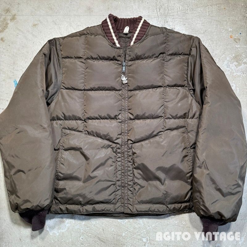 60s 70s COMFY コンフィー　キルティング　ダウンジャケットTALON 60's~ COMFY キルティングダウンジャケット USA製 MLサイズ