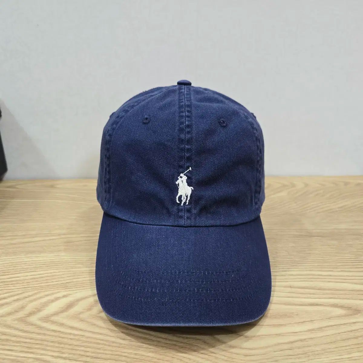 OS POLO Ralph Lauren ポロラルフローレン コットンストリング ボールキャップ ネイビー ボールの深さ 深さ