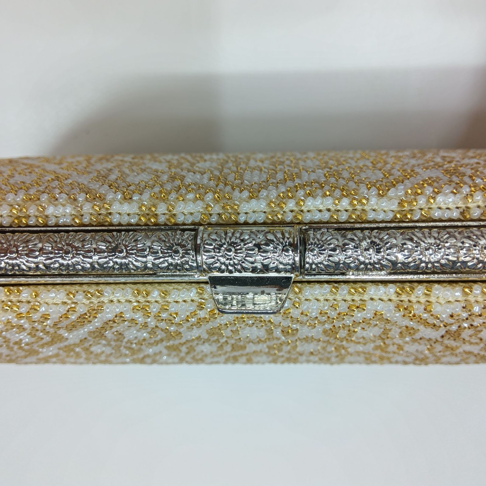 ☆昭和レトロ 豪華 和装バッグ◎ サイズ：高さ14cm×横22cm×幅5.5