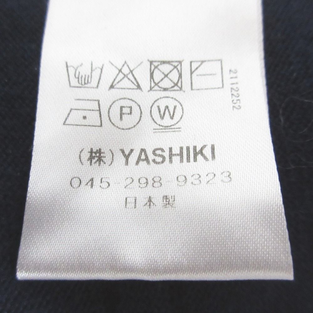 美品 YASHIKI ヤシキ Hamon Knit クルーネック プルオーバー