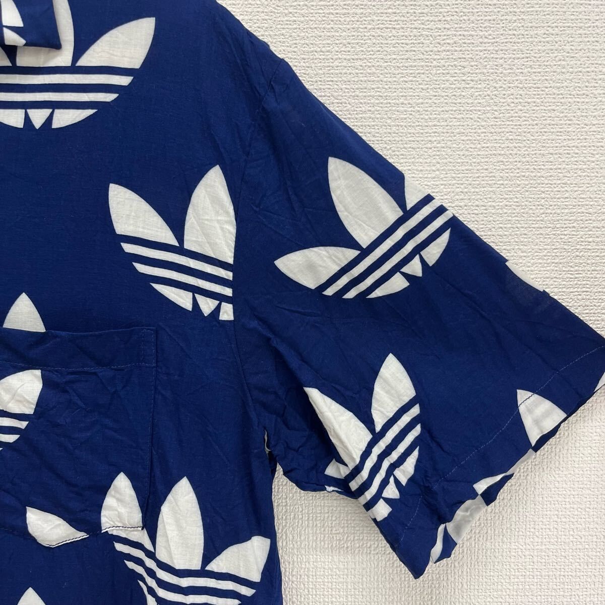 adidas originals nigo アロハシャツ 半袖 シャツ □adidas originals by nigo アロハシャツ アディダス□ - メルカリ