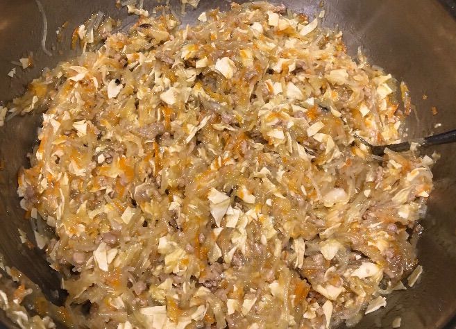 手作り春巻き　皮パリパリ　中の具美味しい　さっぱりしています-1