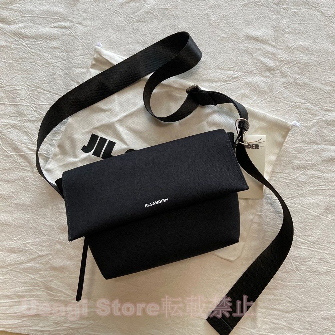 人気 美品 JIL SANDER ジルサンダー UTILITY CROSSBODY CANVAS bag 