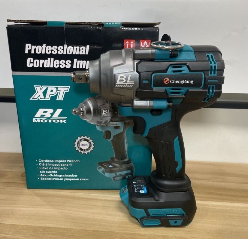 品質が保証 電動インパクトレンチ トルク 1000N M ブラシレスモーター搭載 マキタmakita18Vバッテリー 併用正逆転両用 LEDライ