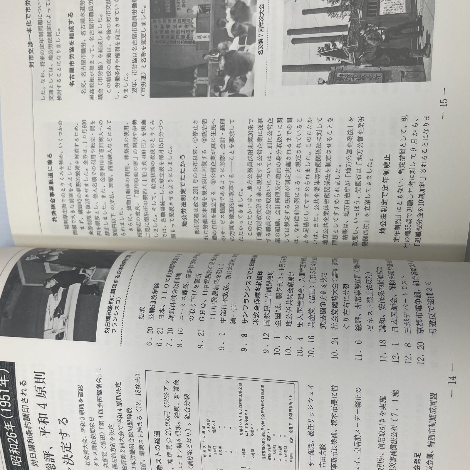 H1213【電車】30年のあゆみ たたかいと成果 2冊 1980年 名古屋交通労働組合 - メルカリ