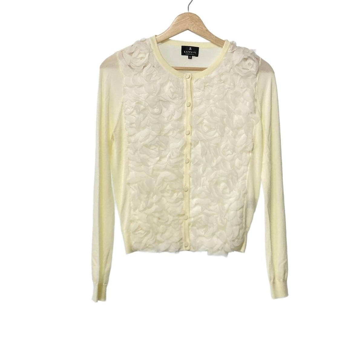 ランバンコレクション LANVIN COLLECTION カーディガン サイズ38 M  
