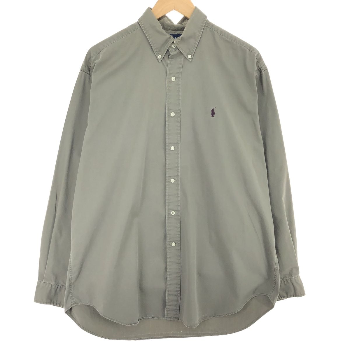古着 ラルフローレン Ralph Lauren BLAKE 長袖 ボタンダウンシャツ メンズXL/eaa452481