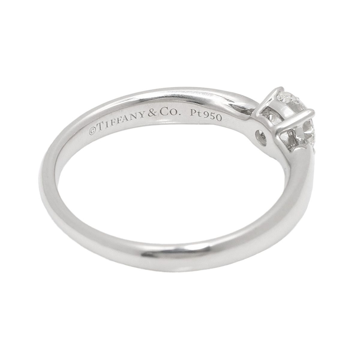 31768 ☆Tiffany&Co.☆ ハーモニー ダイヤリング 婚約指輪 0.40t 
