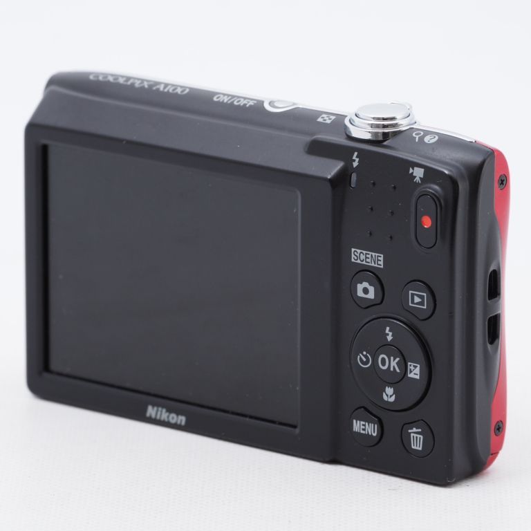 Nikon ニコン デジタルカメラ COOLPIX A100 光学5倍 2005万画素 レッド