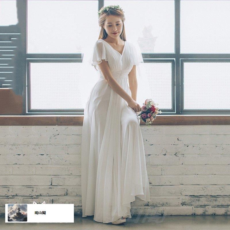 ウエディングドレス エンパイアライン 大きいサイズ 小さいサイズ 二次会 花嫁 結婚式 ロング 袖あり 半袖 スレンダーライン ウエストマーWP数量 価格926 WWW_NOITHATQUANGTHANH_NET