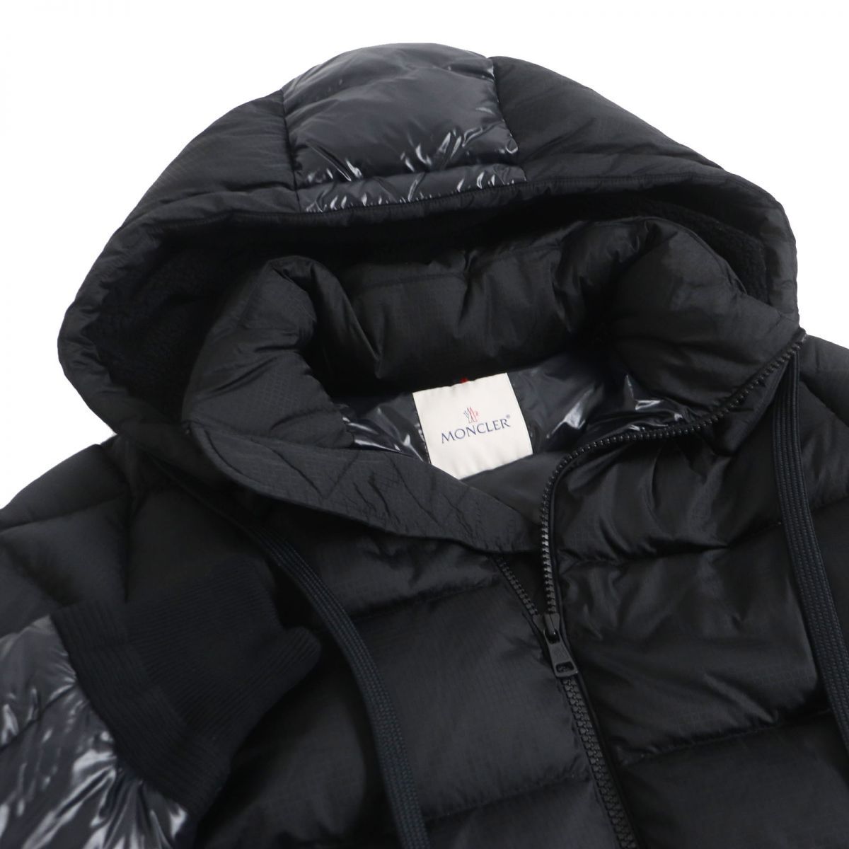 美品□21-22AW MONCLER/モンクレール DESCHAMPS フード裏ボア ダブルZIP ダウンジャケット/パファージャケット ブラック 3  正規品 メンズ - メルカリ