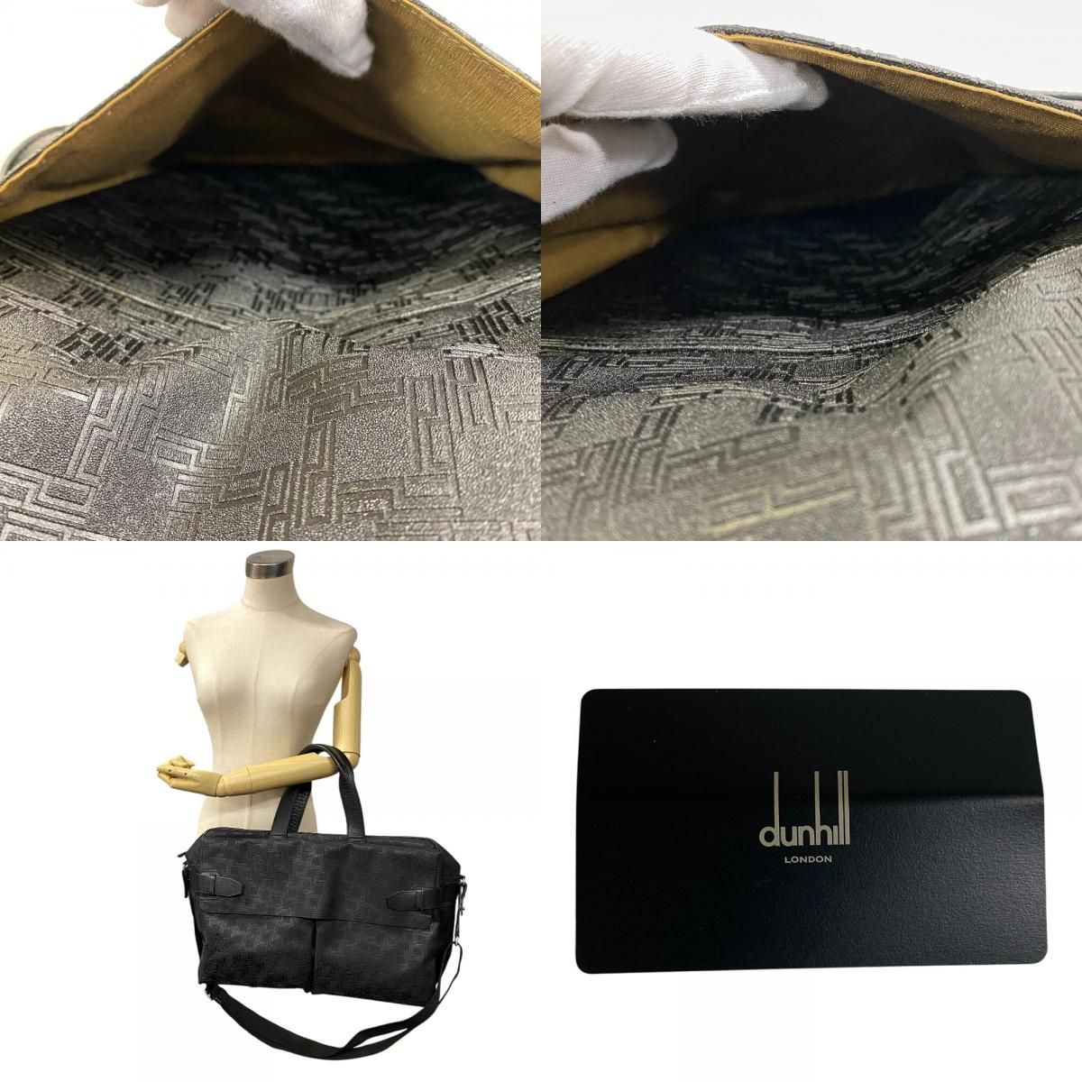dunhill ダンヒル　ボストンバック　ショルダーバッグ　ビジネス Amazon.co.jp: ダンヒル dunhill メンズ ビジネスバッグ