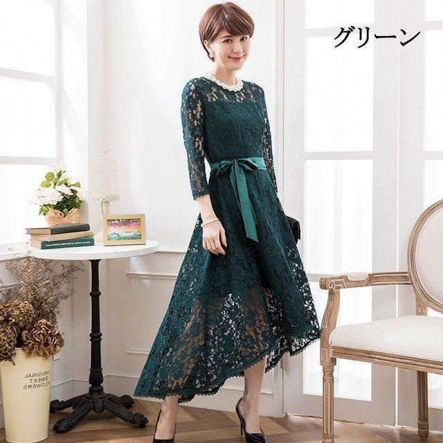 上品 お呼ばれドレス4.13
