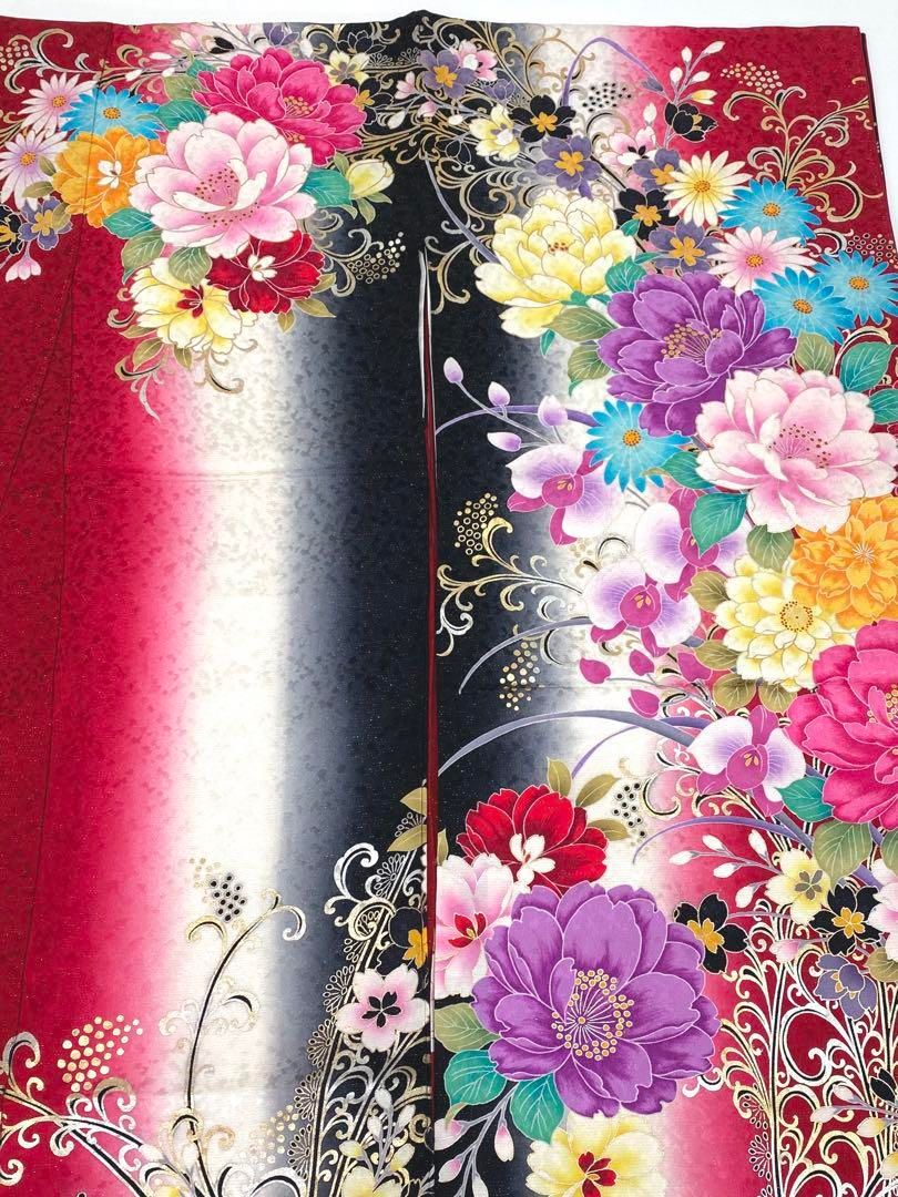 振袖 豪華 銀通し 金駒 金彩 身丈162cm 撥水加工済 MO2683