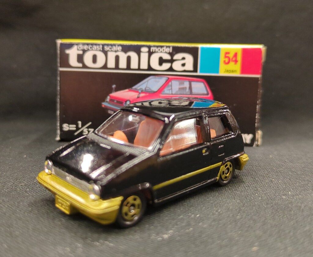 トミカ黒箱54-3ホンダシティ・シティフェア販売商品6台(1982 年9月開催) トミカ黒箱54-3ホンダシティ・シティフェア販売商品6台(1982 年9