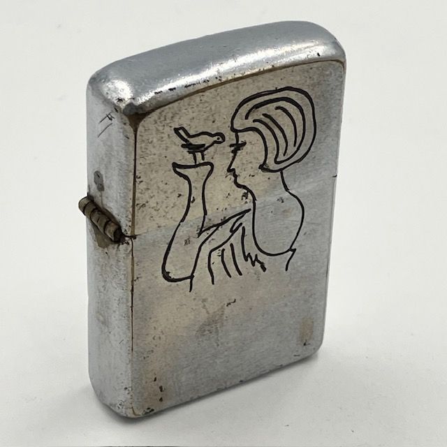 ZIPPO ベトナム 1967年前期 人気の絵柄 だまし絵 ベトナムジッポー