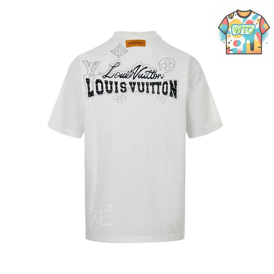 Louis Vuitton Tシャツ 1AHC43 LOUIS VUITTON T-shirts/Cut & Sewns Orange XL 2200563759065