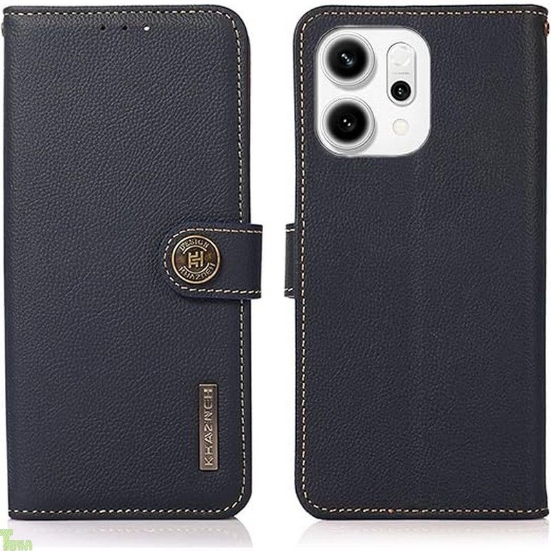 SALE，お得 for OPPO Reno14 5G ケース 手帳型 本革 オッポリノ 14 本革 財布型 シュリンクカーフレザー 高級本皮 耐衝撃 マグネット式ボタン スピーカーホール付き カード収納 大容量 3枚 写真収納 横置きス 手帳型・フリップケース
