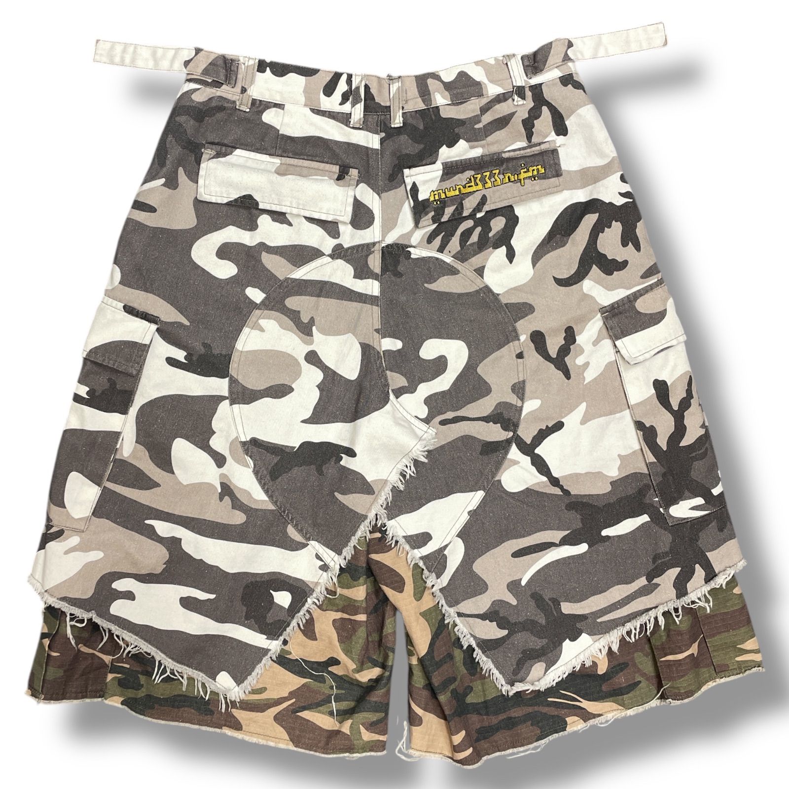 PROJECT G/R × murd333r.FM スカートレイヤードショーツ PROJECT G/R プロジェクト ジーアール SS25LAYERED SKIRT SHORTS / BLU