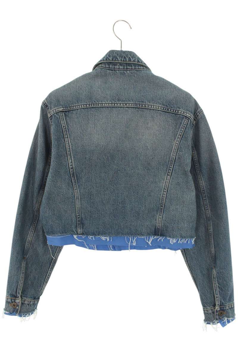 新作【MIUMIUミュウミュウ】☆クロップドデニムジャケット☆ miumiu
