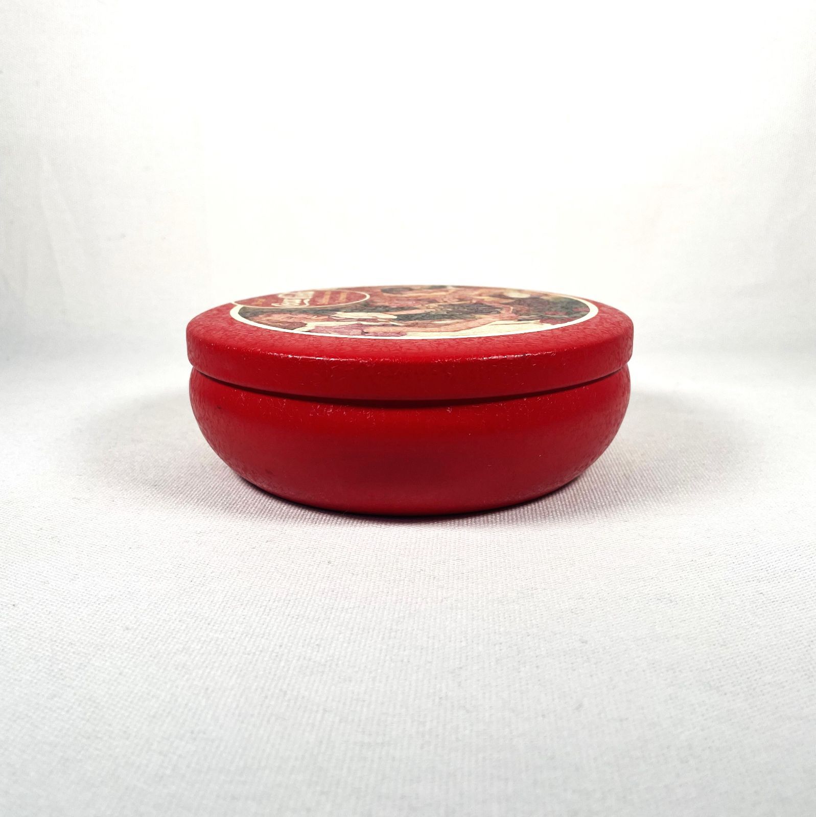90s Coca Cola Round Tin コカコーラ ブリキ缶 90年代 アンティーク