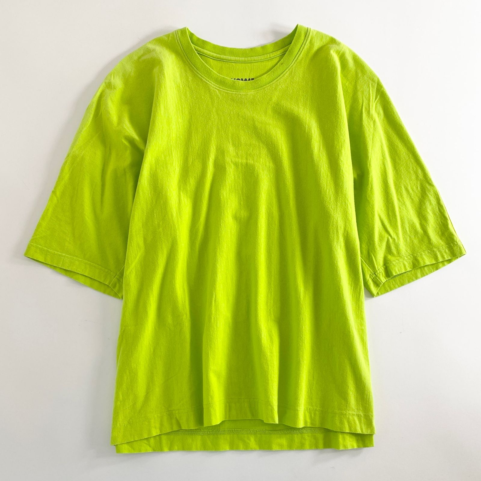HOMME PLISSÉ ISSEY MIYAKE カットソー ライムグリーン