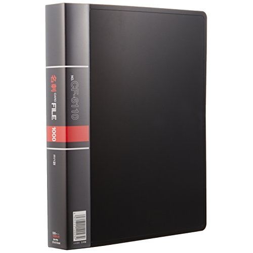 まとめ買い コレクト 名刺カードファイル 黒 A4-L 30穴 CF-6110-BK 3冊セット