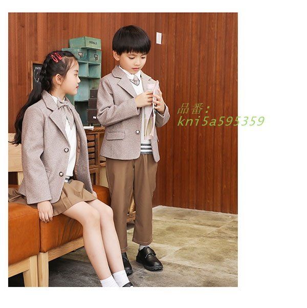  入学式 キッズスーツ 男の子 女の子 キッズ 4点セット 結婚式 卒業式 子供用 子供フォーマル 110 180 小さいサイズ 5点セット 子供スーツ kni 5 a 595359 スーツ ブレザー フォーマル ドレス スーツ