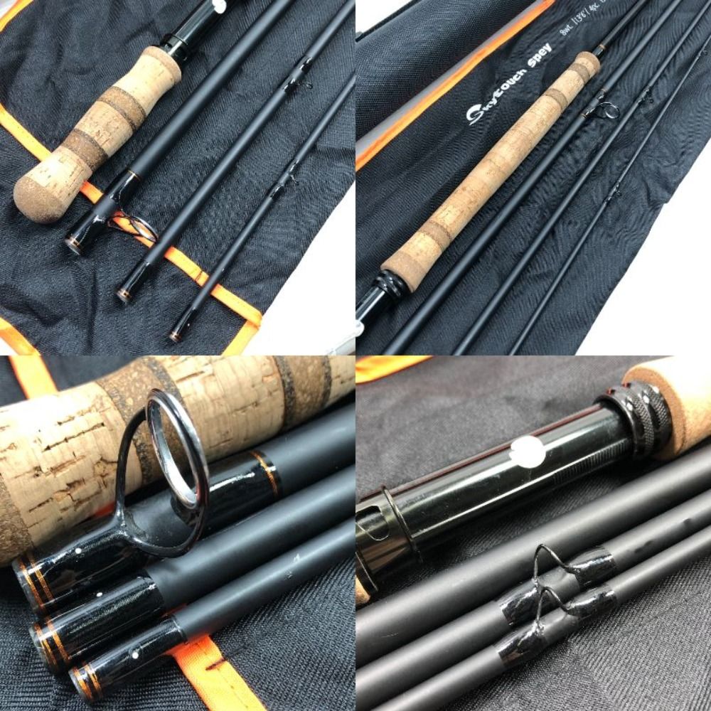 ΣΣMaxcatch マックスキャッチ フライロッド スカイタッチ スペイ 13 6 8 WT 4 PCS フライロッド ロッド