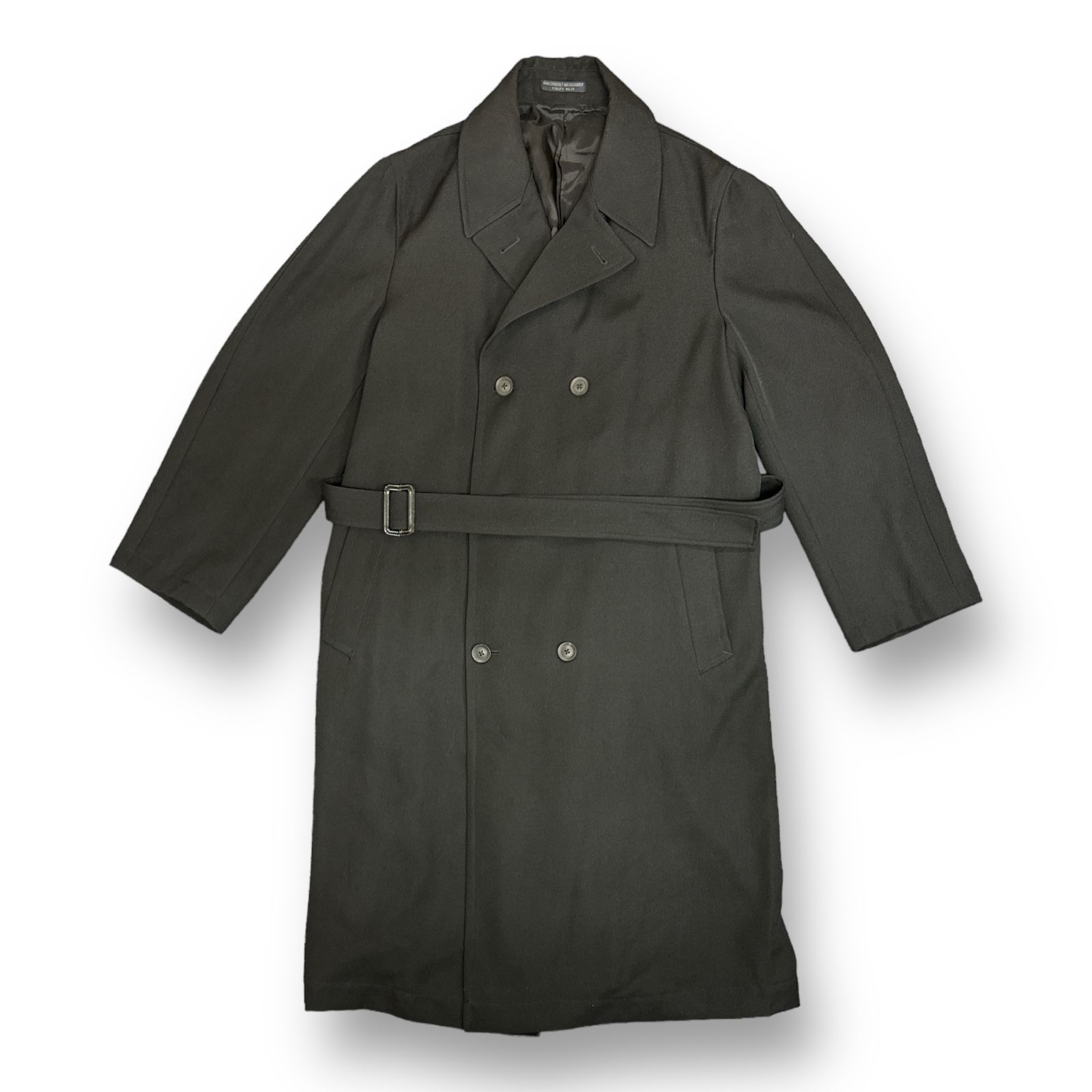 REGULATION Yohji Yamamoto 21AW ARMY GABARDINE 8BUTTON DOUBLE BREASTED COAT  ウールギャバジン ダブルブレスト トレンチコート レギュレーション ヨウジヤマモト HR-C02-141 3