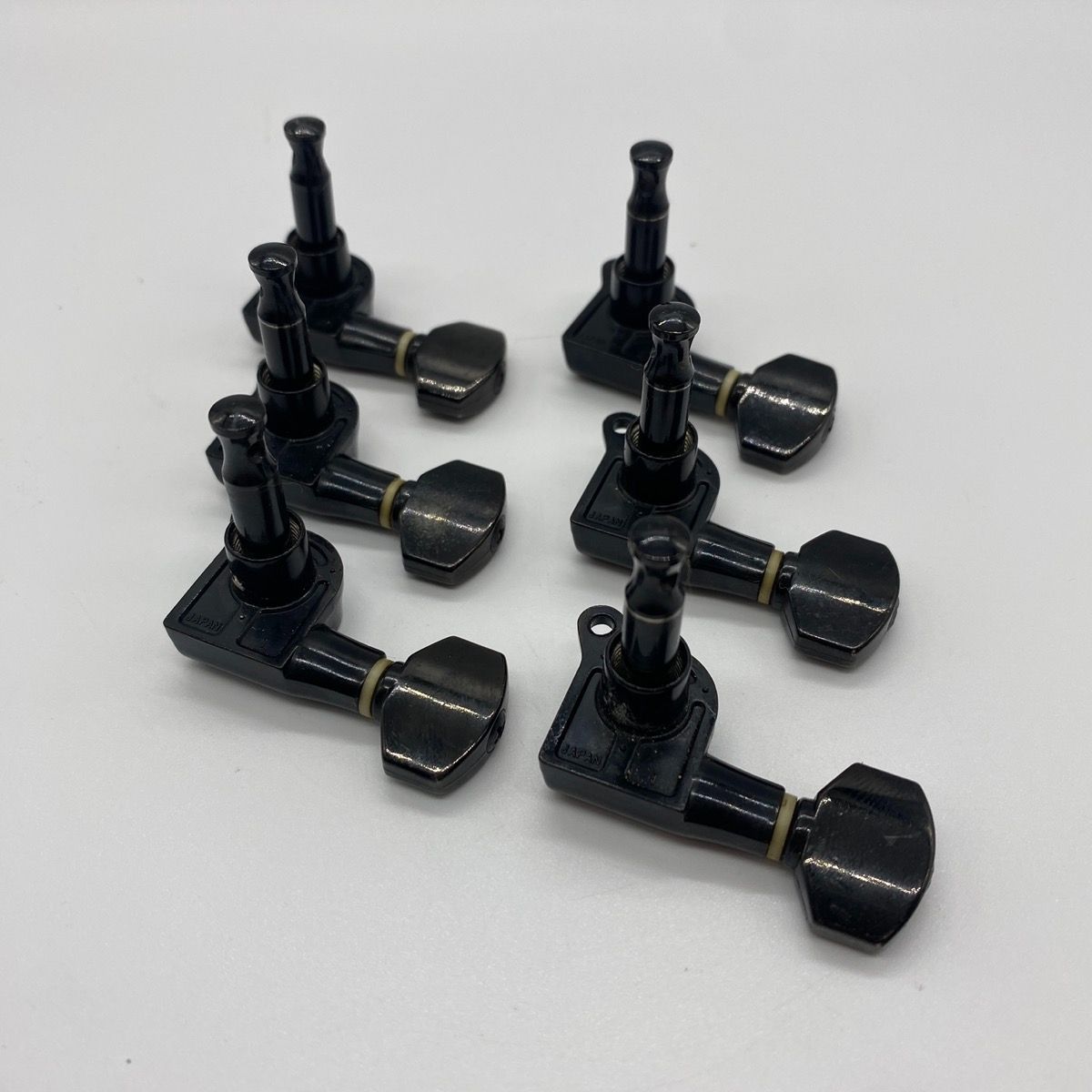 Jackson エレキギター用 ブラック ロトマチックペグ パーツ 糸巻き Guitar Pegs