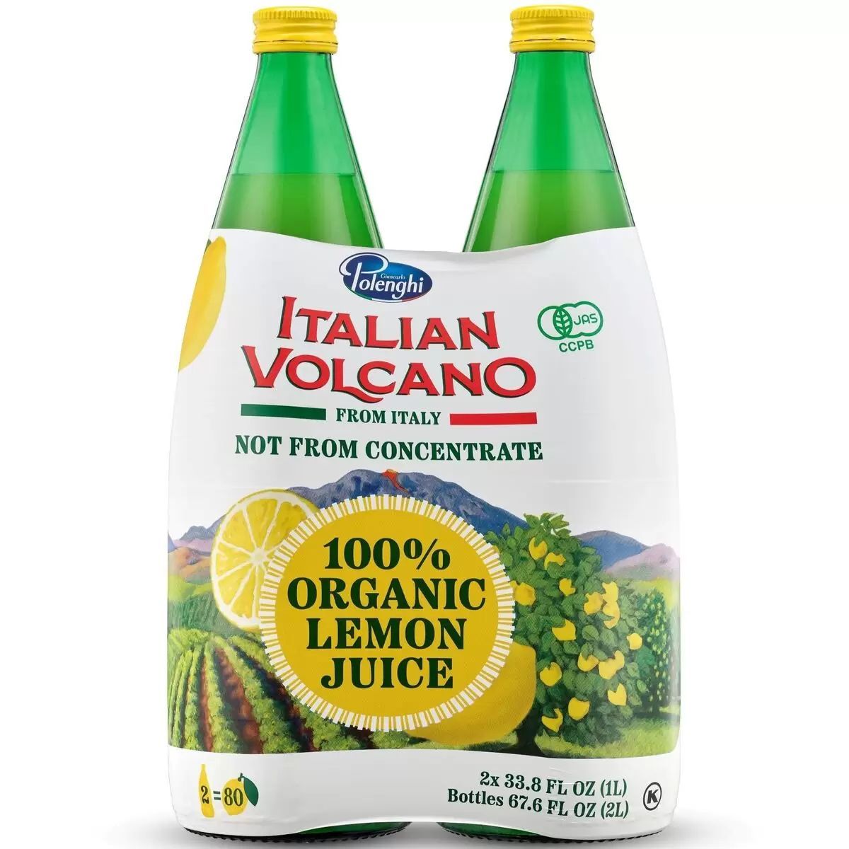  100 1l x 2 italian volcano 100 organic