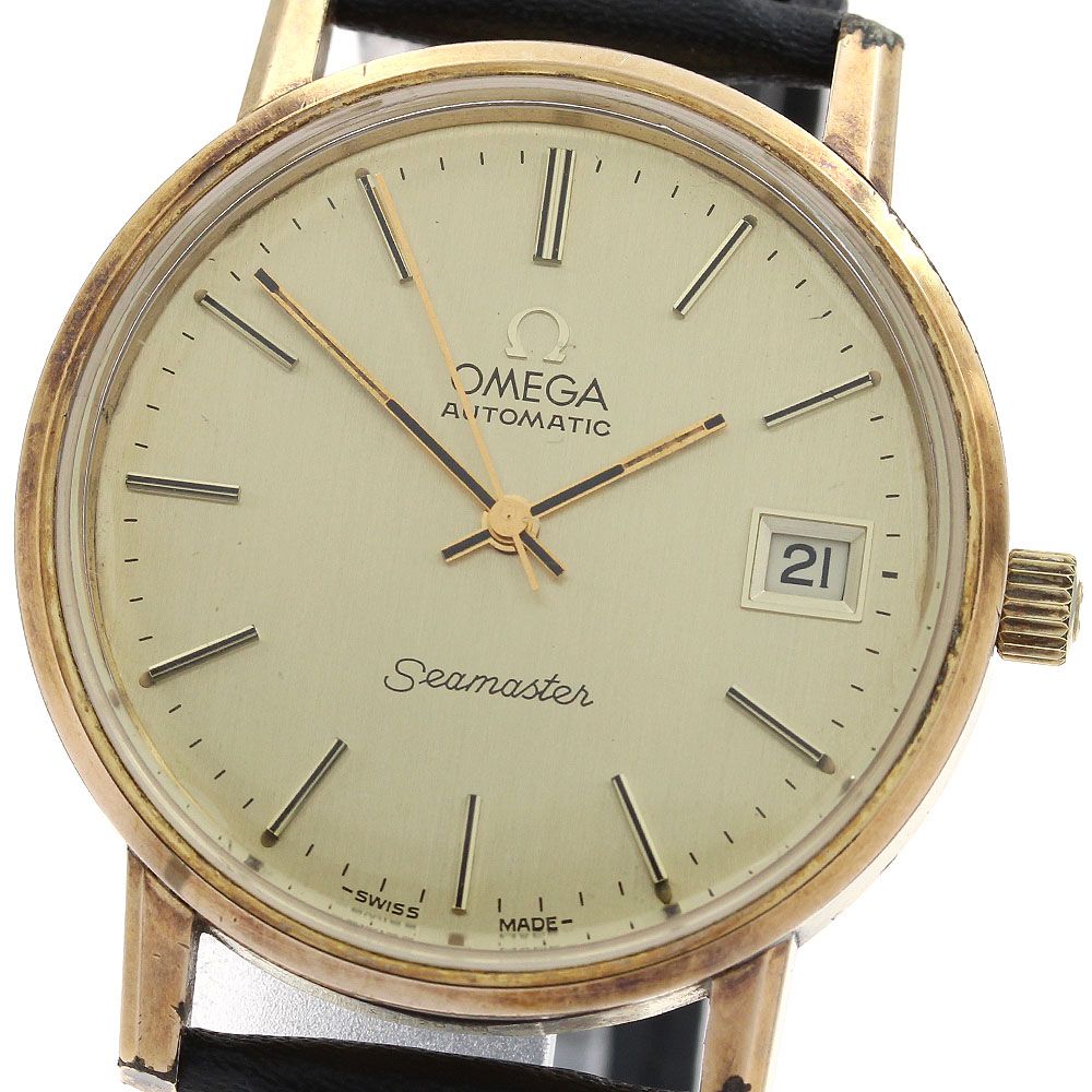 オメガ OMEGA 166.0202 シーマスター デイト cal.1010 自動巻き メンズ_907591