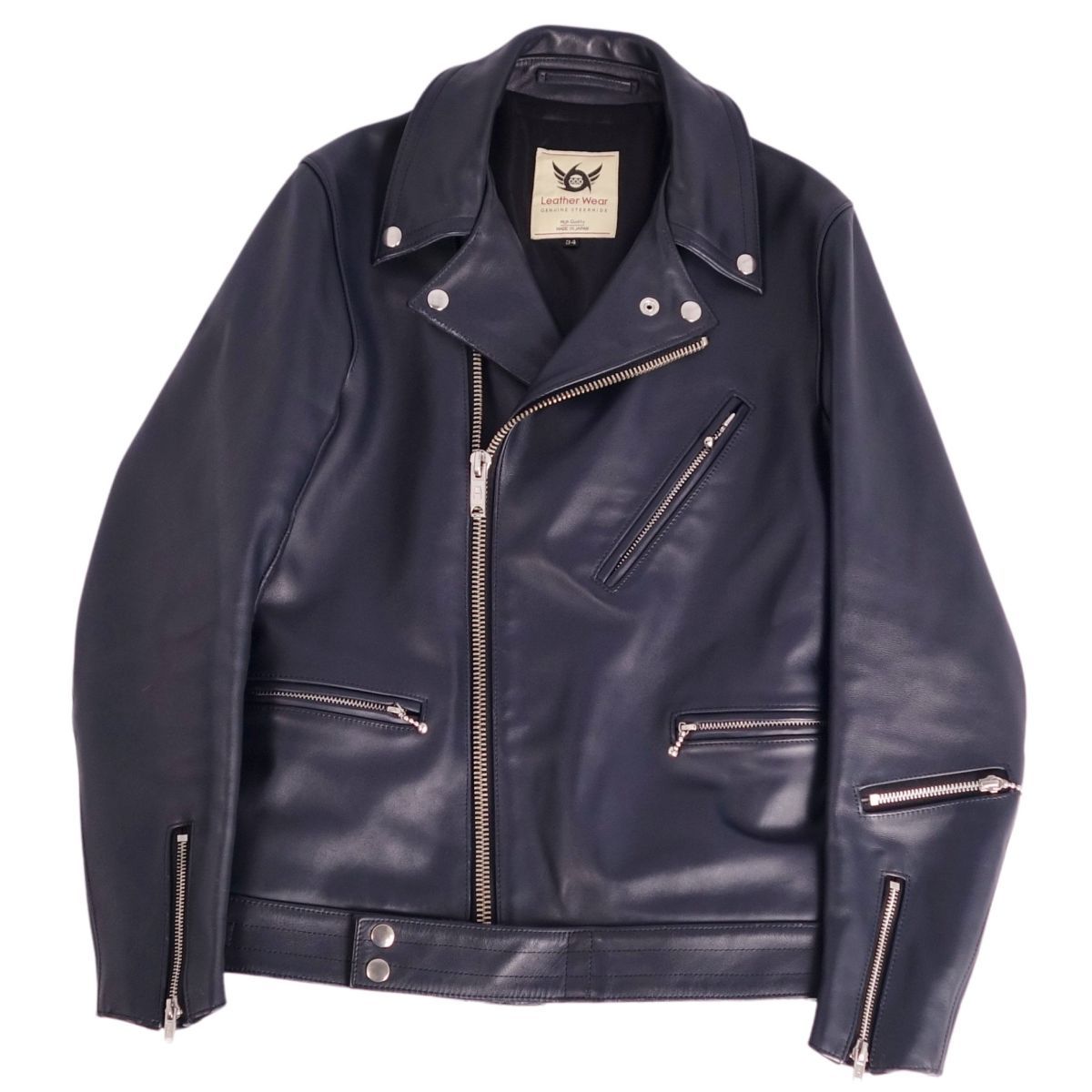 USA製【ライナー付き】ショット/Schott本革立襟シングルライダース 38黒 schott ショット 652 USA製 ライナー付き レザー シングル ライダース