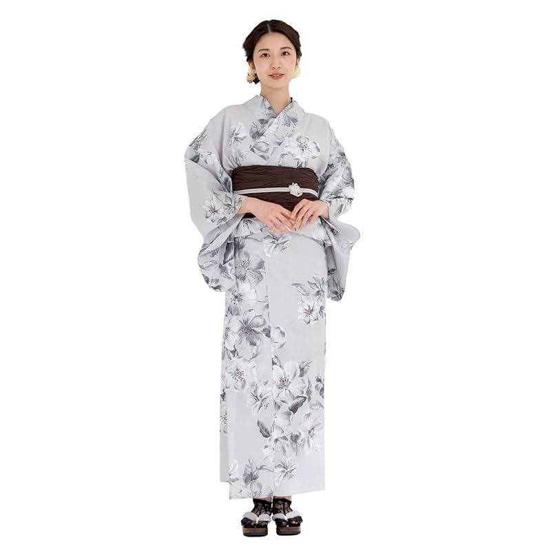 浴衣 レディース 2点セット 二部式 セパレート 兵児帯 km06 セパレート浴衣 二部式二部式浴衣 浴衣 レディース 浴衣セット