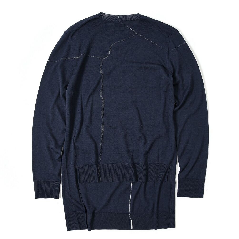 DIOR ディオール / ニットセーター クルーネック ウール シルク ロゴ