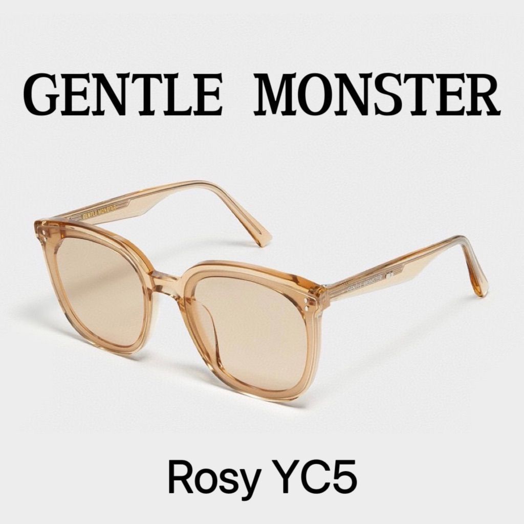 Gentle Monster 登坂広臣着用 ジェントルモンスター Rosy YC5 サングラス イエローフレーム/ ブラウンレンズ 新品未使用正規品