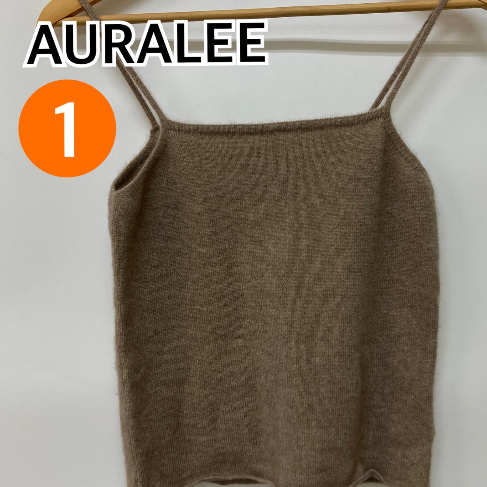 AURALEE オーラリー トップス キャミソール メンズ レディース ブラウン 1サイズ CT988