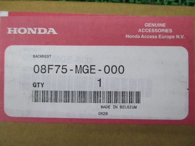 VFR1200F トップボックスパッド 在庫有 即納 ホンダ 純正 新品 バイク 部品 在庫有り 即納可 バックレスト 車検 Genuine VFR800X:21941623