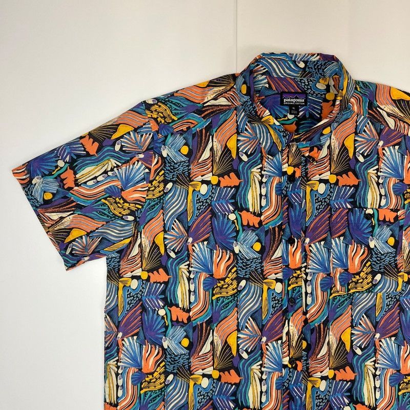 patagonia ハワイアンプリント 半袖シャツ PATAGONIA PATALOHA M's Go To Shirts ゴー トゥ シャツ 50周年カラー