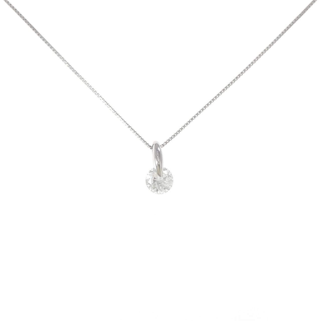 PT900/PT850 ダイヤモンド ネックレス 0.418CT - メルカリ