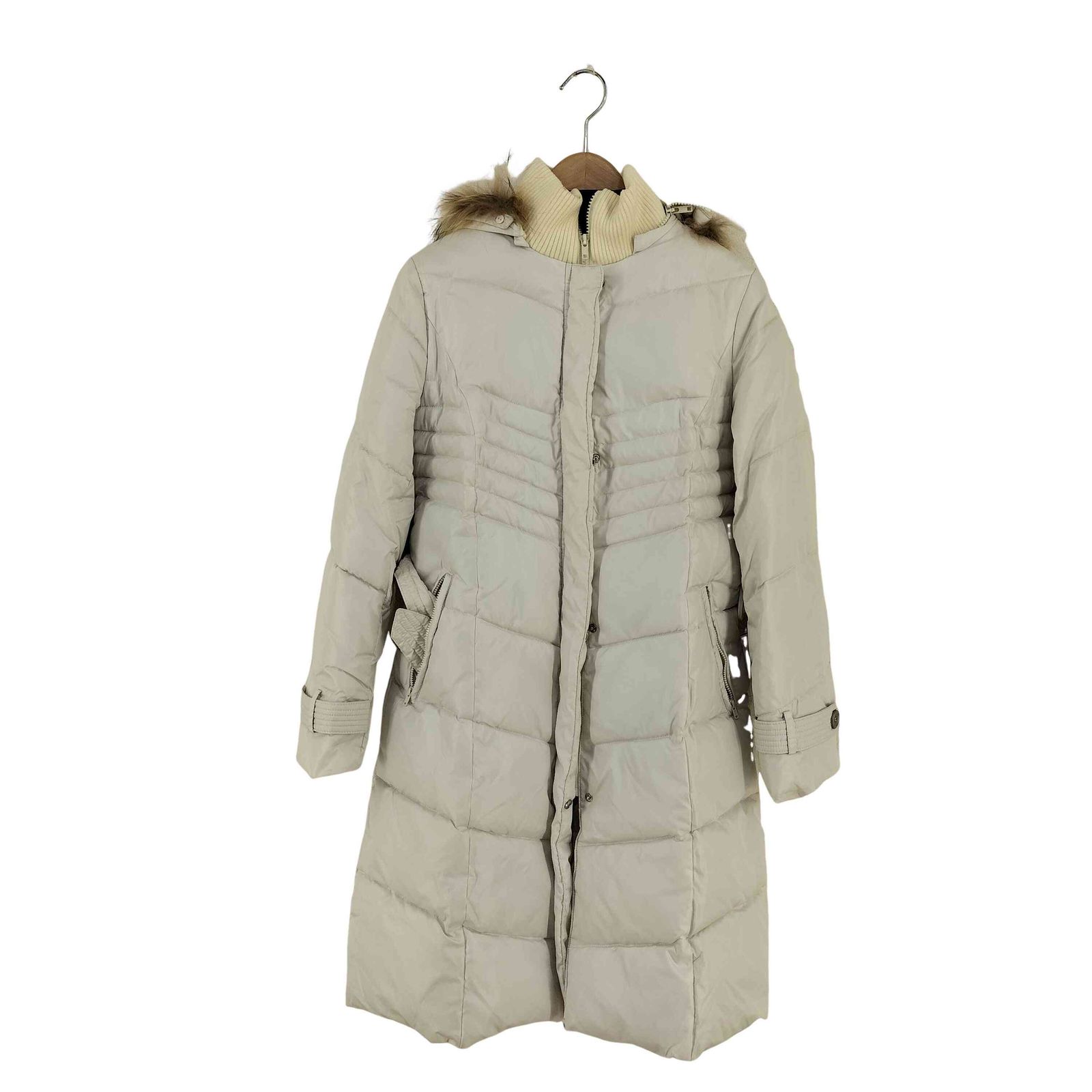 ユーズドフルギ USED古着 EMILYAN ラクーンファー パデッドコート レディース  9AR