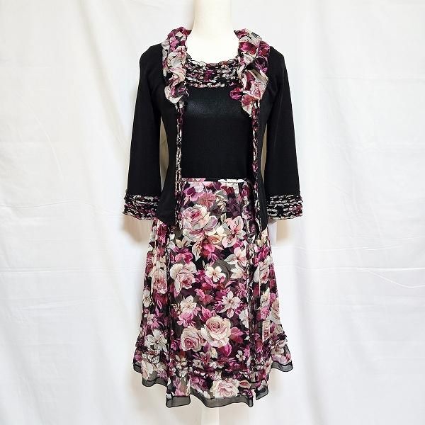 anc フランコフェラーロ FRANCO FERRARO セットアップ 2 黒 赤紫