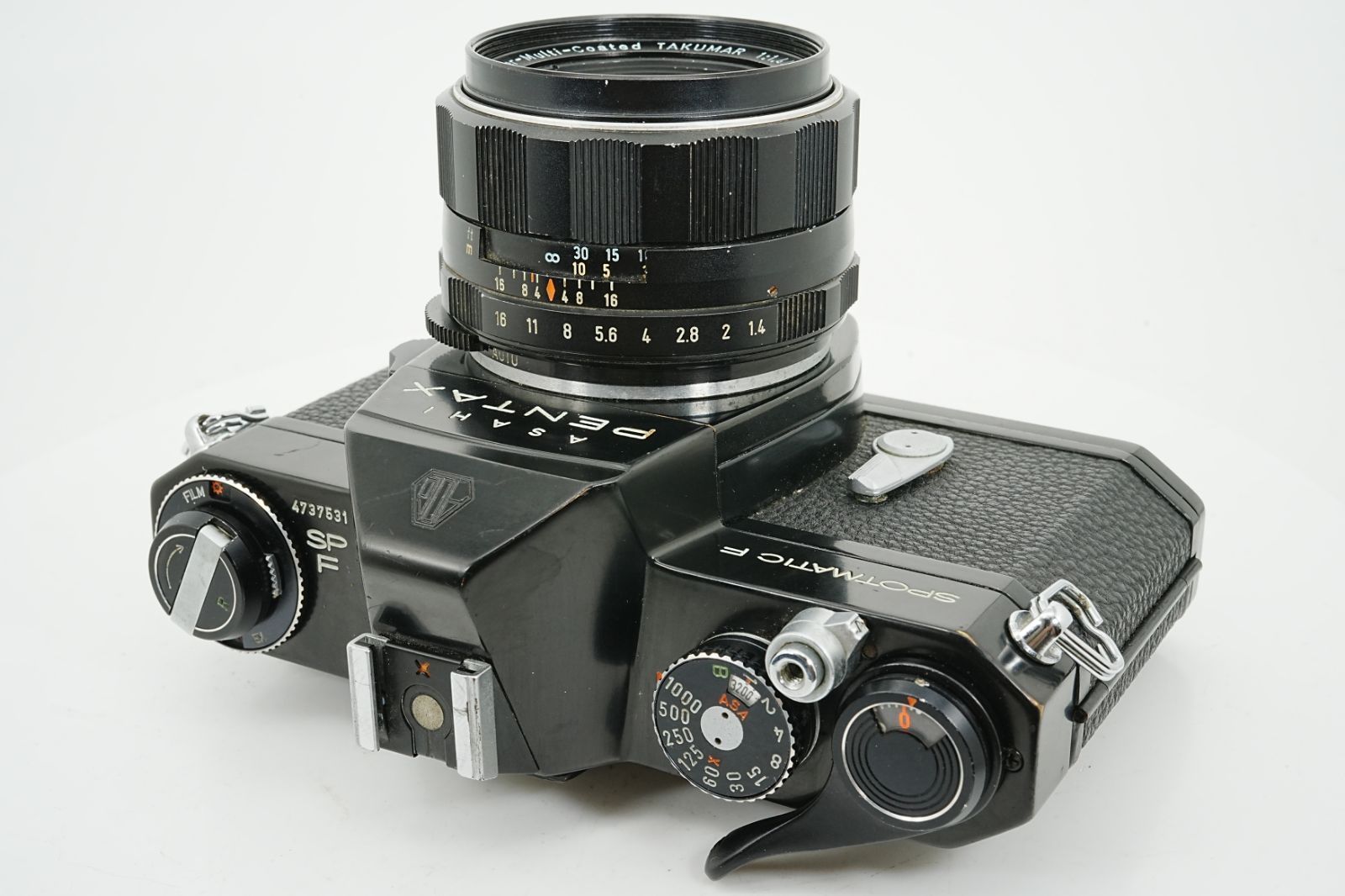 良品 ASAHI PENTAX SPOTMATIC F SPF ブラック 一眼レフフィルムカメラ
